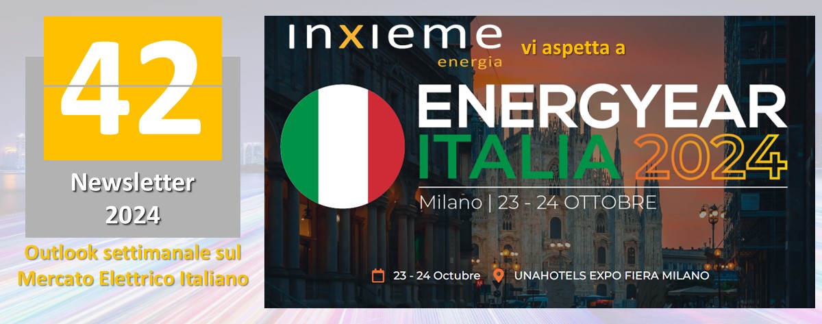 inxieme's tweet image. Ecco #Outlook n.42. @NRGyear siamo pronti per partecipare a #Energyear #Italia e parlare di tutte le nuove sfide nel mercato italiano delle energie rinnovabili.  #pun #rinnovabili #energia #fer #energierinnovabili #InxiemeEnergia