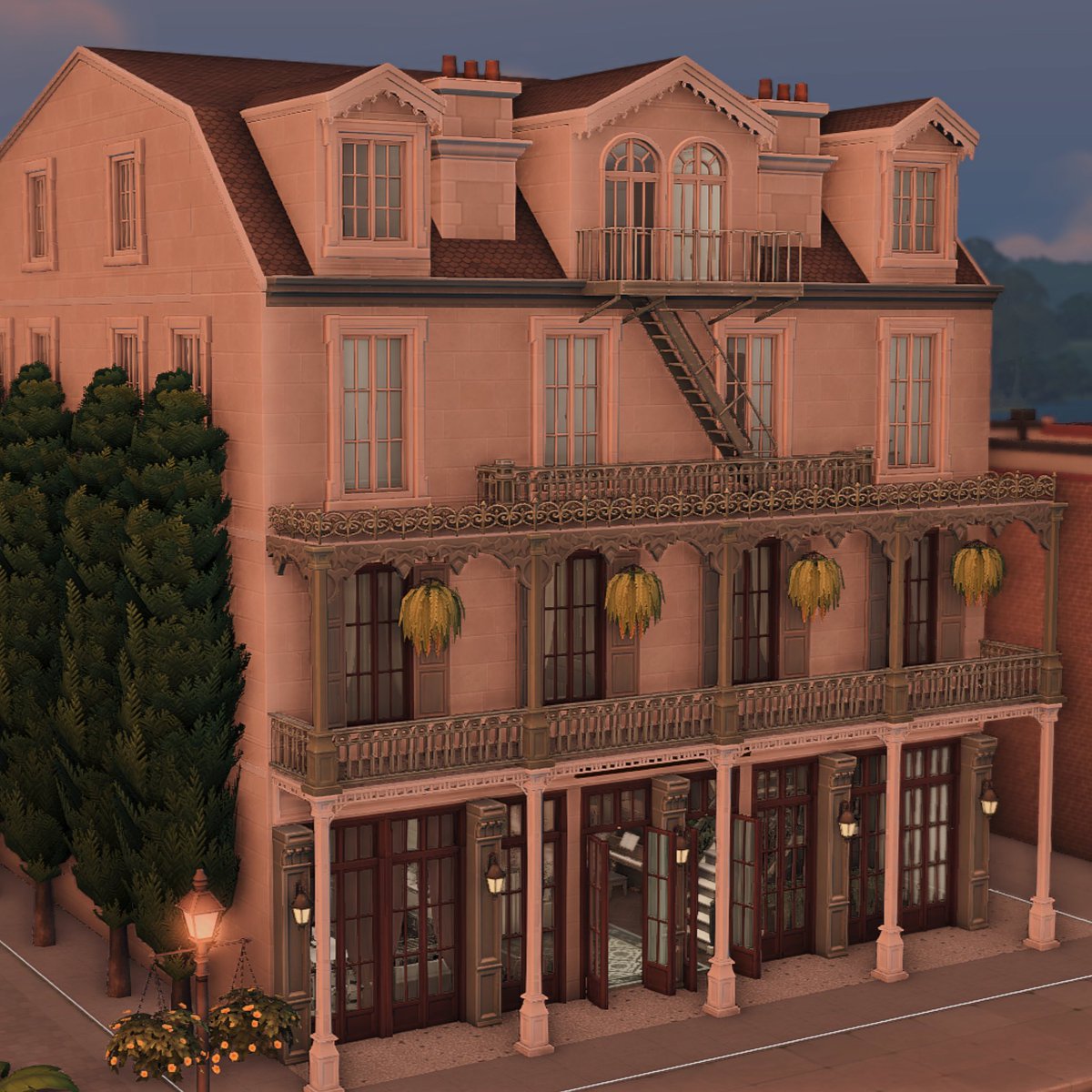 diawhims's tweet photo. i built a new orleans inspired restaurant for willow creek🤍🚃 download info below!

https://t.co/ocZnIJMhw9 #Sims4 #ShowUsYourBuilds https://t.co/W5bq05EEMP