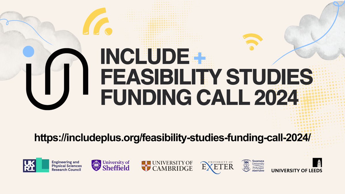 New funding call: apply for up to £50k for projects that seek to enhance digital equity through collaborative forms of civic action. Projects must begin no later than April 2025 and last no more than 9 months.
Deadline: 22nd Nov includeplus.org/feasibility-st…
