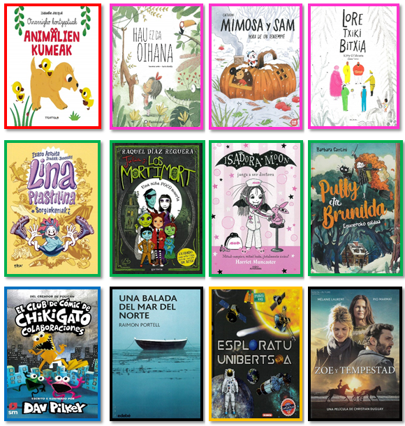 olasolib's tweet photo. Aste honetako berriak haur-gazte sailean - Novedades esta semana en la sección infantil-juvenil
#novedades #berriak #komikia #ezfikzioa #gazteliteratura #ipuinak #cómic #noficción #DVD https://t.co/4ztzYK0fcE