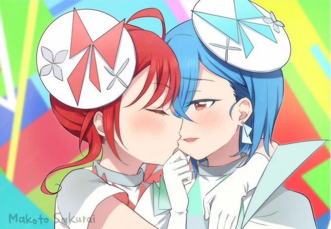 えっ待って、スパスタ3話の四季メイって完全にキスしてたよね…???という脳内映像#Liella #スパスタ3期 