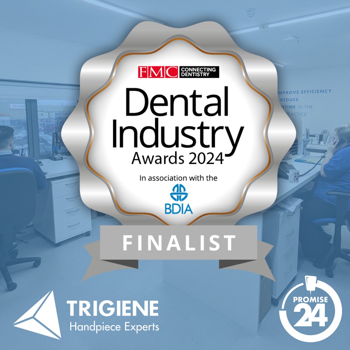 Exciting News... 🎉🎉🎉

We’ve Been Shortlisted for the Dentistry Awards 2024! 🤩

We are thrilled to share that Trigiene has been shortlisted for "Best Repair &amp; Service Company" at the prestigious Dentistry Awards 2024! 👏

#dentistry  #dental