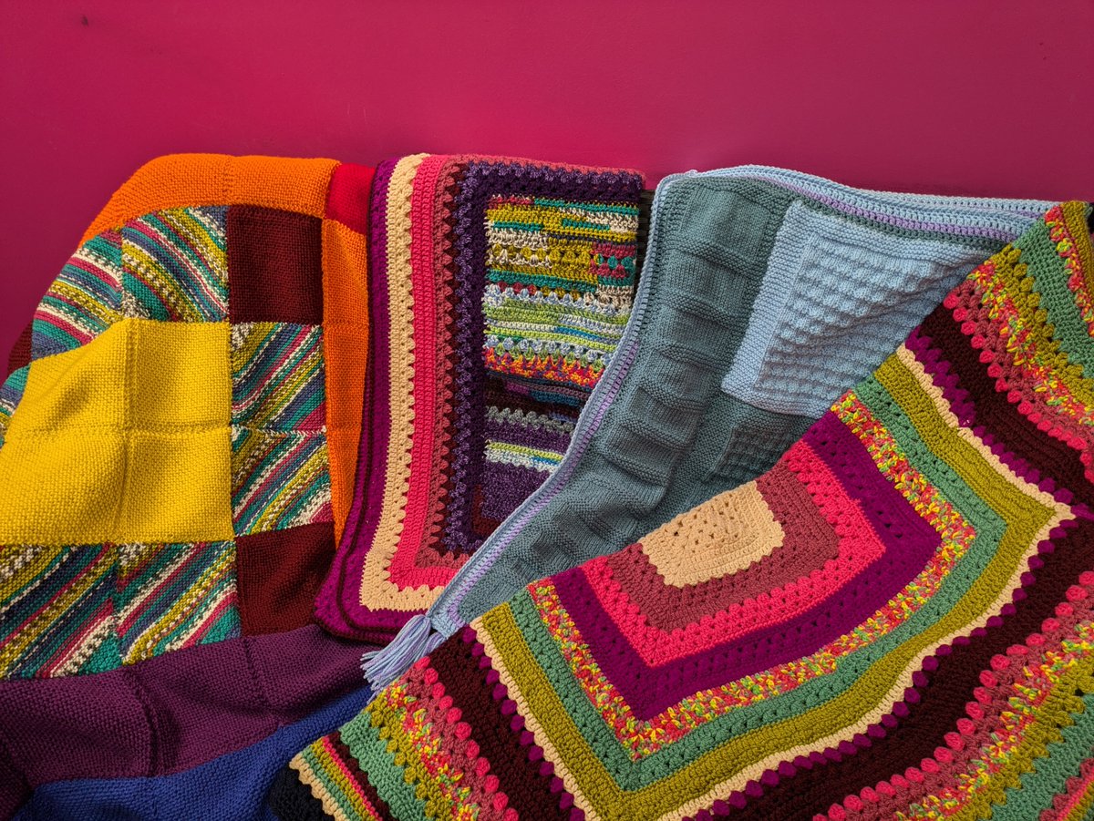 At Adavu we are so grateful for the generosity of the community in donating such lovely gifts for our Christmas gift bags. Yesterday we collected a whole collection of exquisitely-hand-made scarves and blankets to include this year.  Here are a few photos of the gorgeous colours