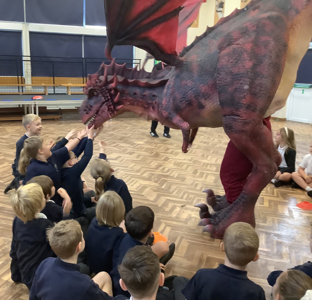 Gawber Primary School (@gawberschool) on Twitter photo We were then introduced to Sol the dragon… and helped <a href="/teach_rex/">Teach Rex 🦖</a> tell his story. #GawberMovieMarvels #GawberOracy #GawberWriting We were then introduced to Sol the dragon… and helped <a href="/teach_rex/">Teach Rex 🦖</a> tell his story. #GawberMovieMarvels #GawberOracy #GawberWriting