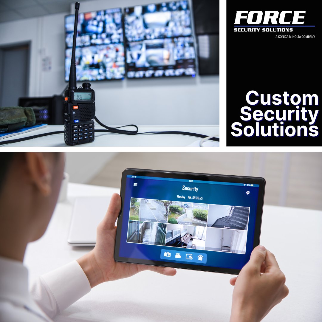 Force_Security's tweet photo. At Force Security, we offer Custom Security Solutions tailored specifically to your requirements. From advanced surveillance to specialized access control, we design and implement systems that fit your facility perfectly. https://t.co/xew23OhBx3