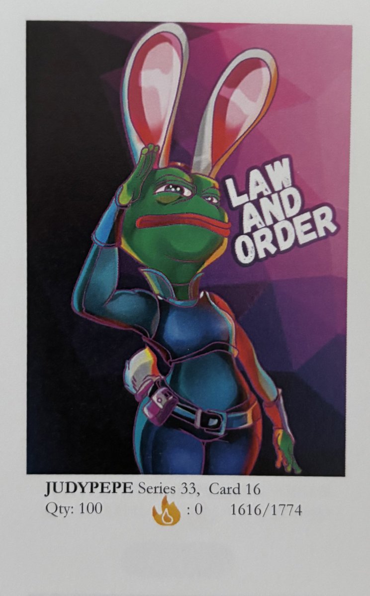 One OG #Rarepepe a day #judypepe 🐸 #NFT #Bitcoin