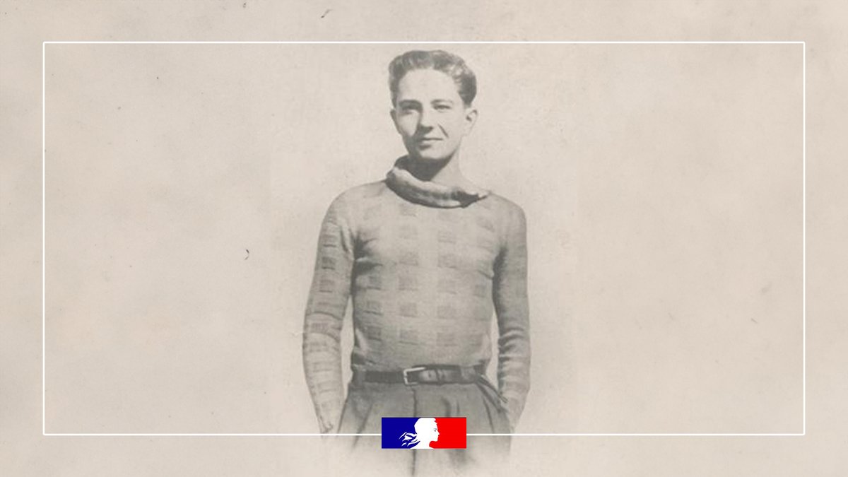 Prefet14's tweet image. "Ma petite maman chérie, 
mon tout petit frère adoré, 
mon petit papa aimé, 
Je vais mourir !"

Le 22 octobre 1941, Guy Môquet écrit ces derniers mots à sa famille avant d'être exécuté avec 26 autres détenus par les Allemands à Châteaubriant.

Il avait 17 ans.

C'est en chantant…