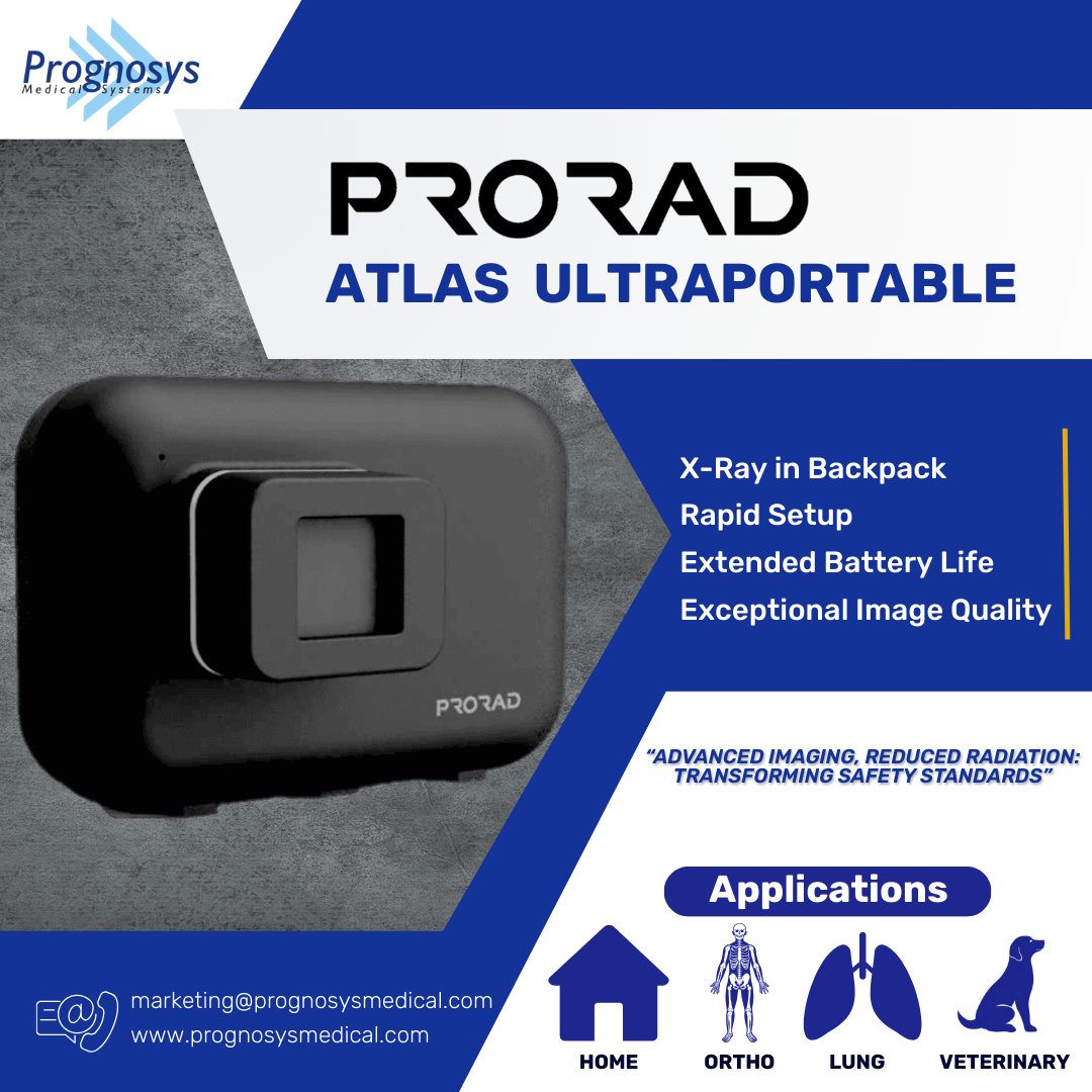 Prognosys_info's tweet image. 𝐏𝐑𝐎𝐑𝐀𝐃 𝐀𝐓𝐋𝐀𝐒 𝐔𝐋𝐓𝐑𝐀𝐏𝐎𝐑𝐓𝐀𝐁𝐋𝐄 𝐗-𝐑𝐀𝐘 is our X-ray in a backpack. With a rapid setup and extended battery life, delivers high quality images with minimal radiation. More Info - t.ly/4Xl8e

#PRORADATLAS #ultraportablexray #asia #emea #americas
