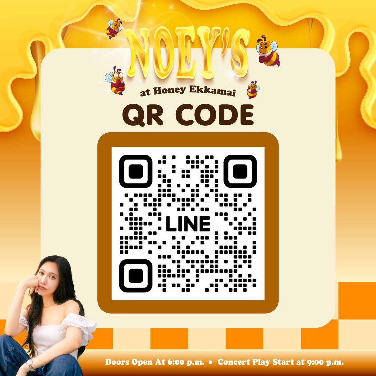 Noeys_1997's tweet photo. Noey’s at Honey Ekkamai

🗓️ Sun 1Dec2024
📍Honey Ekkamai
Door open 18:00
Show time 21:00

Ticket available on 
2Nov2024, 12:00 : Zone N, O
3Nov2024, 12:00 : Zone E, Y

กรุณาอ่านวิธีจองและข้อกำหนดให้ครบถ้วนนะคะ☺️

#Noeys1stDec
#NoeyKanteera https://t.co/ZqD358u6op