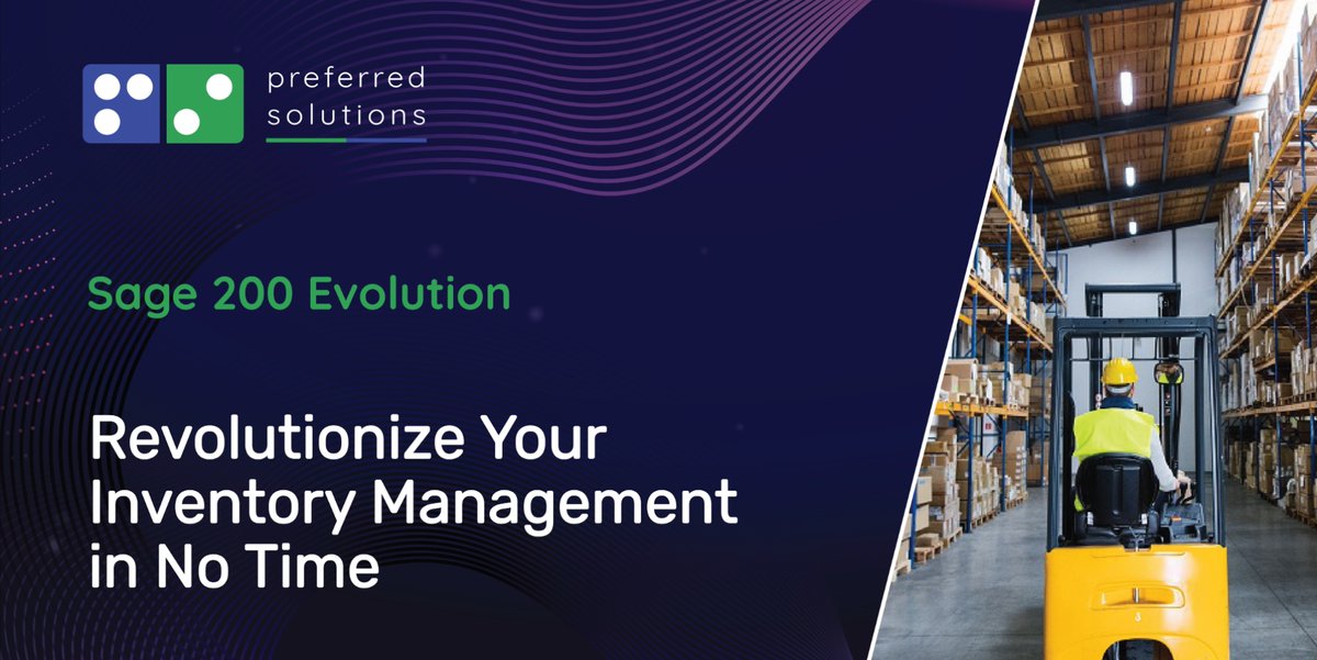 prefsolutions's tweet image. Did you know Sage 200 Evolution can now optimize your inventory for you? This new built-in feature takes the guesswork out of stock management. Visit zurl.co/kiSY to streamline your inventory management. #SageEvolution #InventoryManagement #JIT #BusinessAutomation