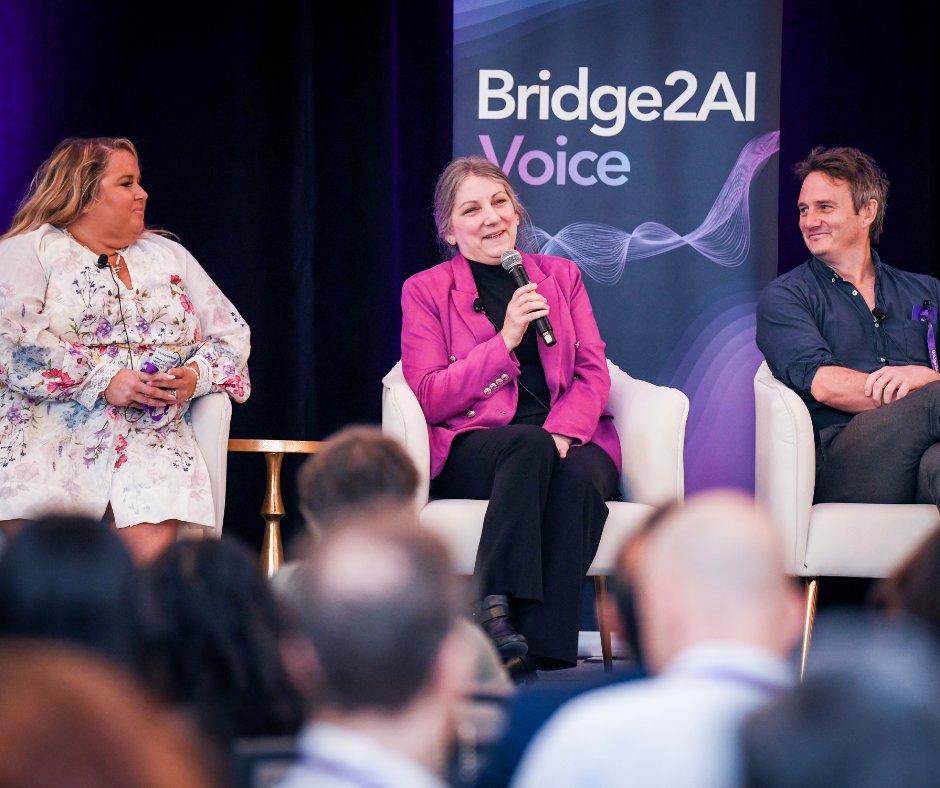 "Powerful conversations at the 2024 Voice AI Symposium! 🎙️ Geralyn Miller from Microsoft, Adam Vogel from Redenlab, and patient advocate Breanna Leuze shared their insights on voice biomarkers.

#VoiceAI #VoiceBiomarkers #HealthcareInnovation #PatientAdvocacy #Collaboration