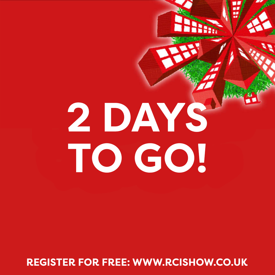 Just 2 days to go until we are at the #RCIShow 2024 🏠

We're looking forward to making new connections, finding the latest solutions from exhibitors and learning from our seminar sessions!

It's not too late to book: ow.ly/xSoM50TLyTC