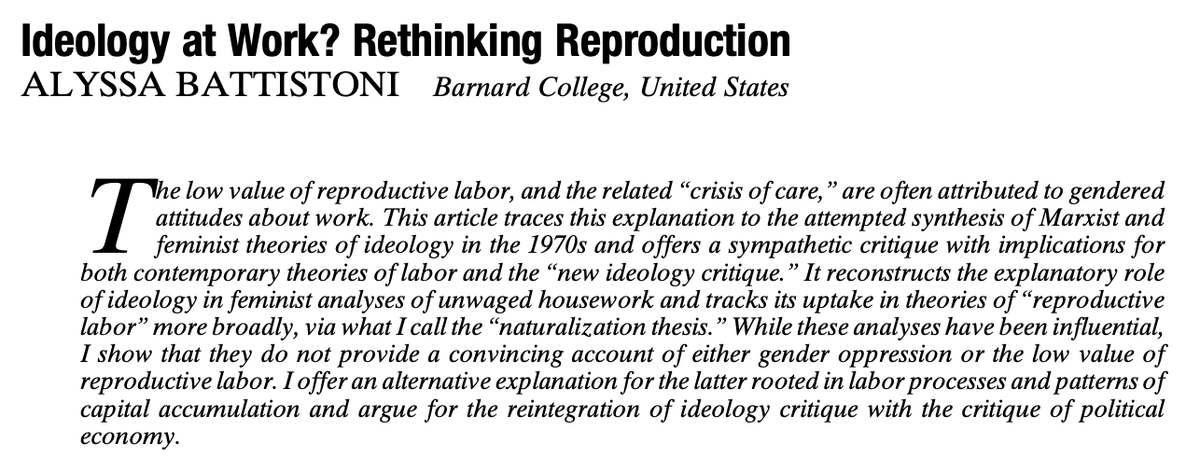 American Political Science Review (@apsrjournal) on Twitter photo Just published on APSR First View: "Ideology at Work? Rethinking Reproduction" by Alyssa Battistoni (<a href="/alybatt/">Alyssa Battistoni</a>). cambridge.org/core/journals/… Just published on APSR First View: "Ideology at Work? Rethinking Reproduction" by Alyssa Battistoni (<a href="/alybatt/">Alyssa Battistoni</a>). cambridge.org/core/journals/…
