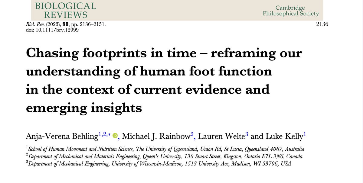 James McCormack (@flawless_physio) on Twitter photo If you're interested in foot biomechanics, this is probably one of the best papers released in recent years!
🖊️<a href="/AnjaBee6/">Anja Behling</a> <a href="/FootScience/">Luke Kelly</a>
onlinelibrary.wiley.com/doi/epdf/10.11… If you're interested in foot biomechanics, this is probably one of the best papers released in recent years!
🖊️<a href="/AnjaBee6/">Anja Behling</a> <a href="/FootScience/">Luke Kelly</a>
onlinelibrary.wiley.com/doi/epdf/10.11…