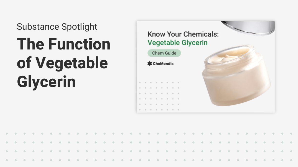 Vegetable glycerin is a crucial plant-based powerhouse with numerous applications across various industries. 

Discover its fascinating properties and wide-ranging uses in our latest blog article: bit.ly/48nrgAs

#CheMondis  #ChemicalIndustry #SubstanceSpotlight