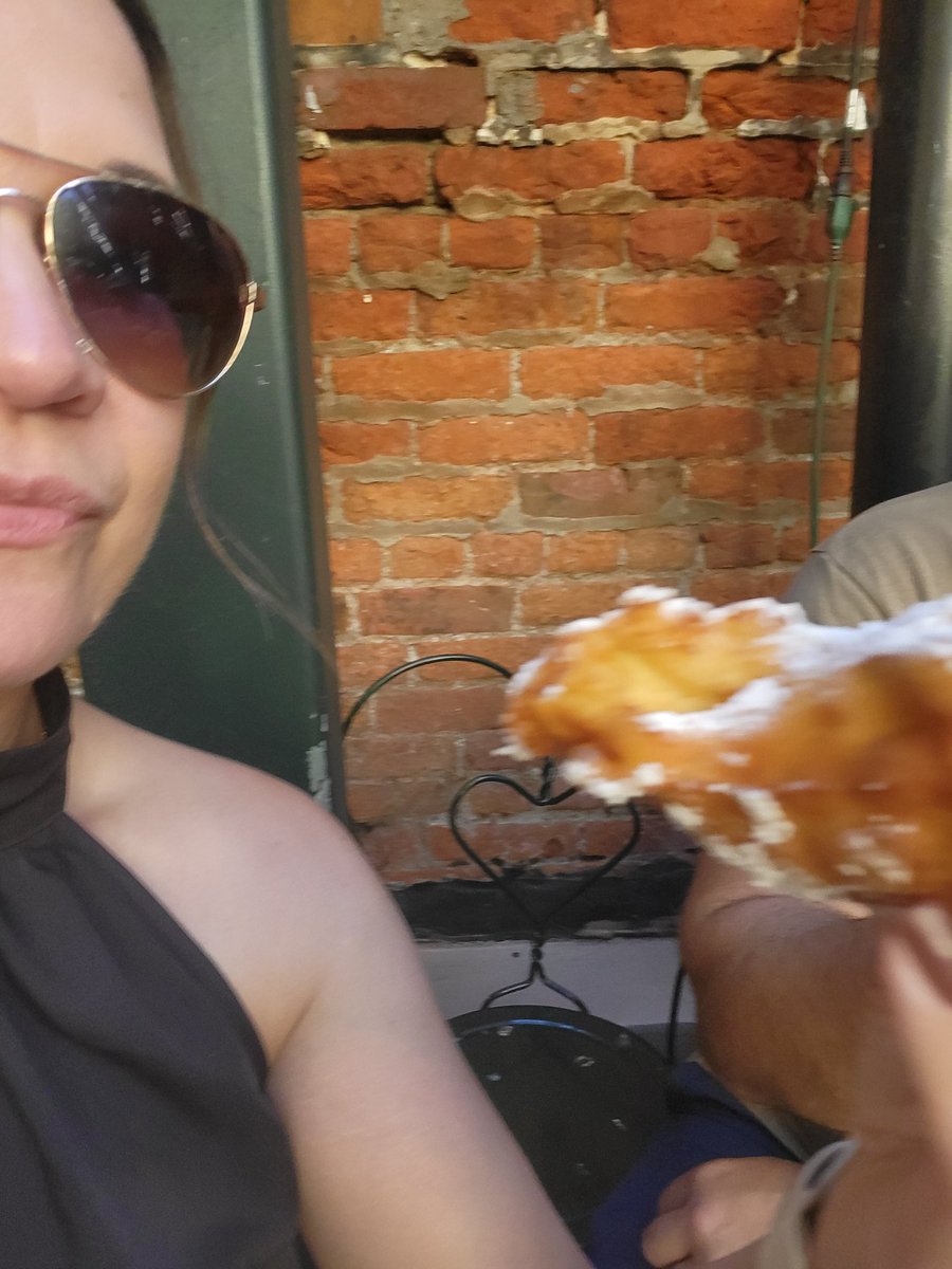 Life kinda roundhouse kicked me in the throat when mom died. Feels like I'm pushing through a thick, slow-mow, black &amp; white existence while everyone else thrives. But I'm starting to feel the color come back in me, especially here. New Orleans also makes me miss the pod &amp; you