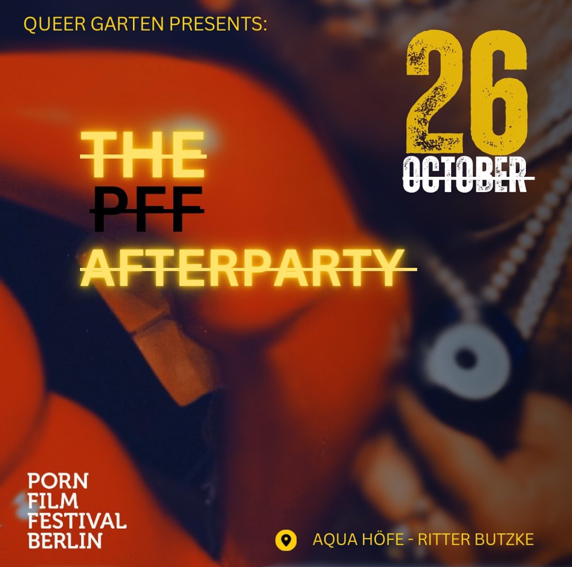 Who’s coming this Saturday? Meet me there Berlin! <a href="/PFFBerlin/">Pornfilmfestival Berlin</a>