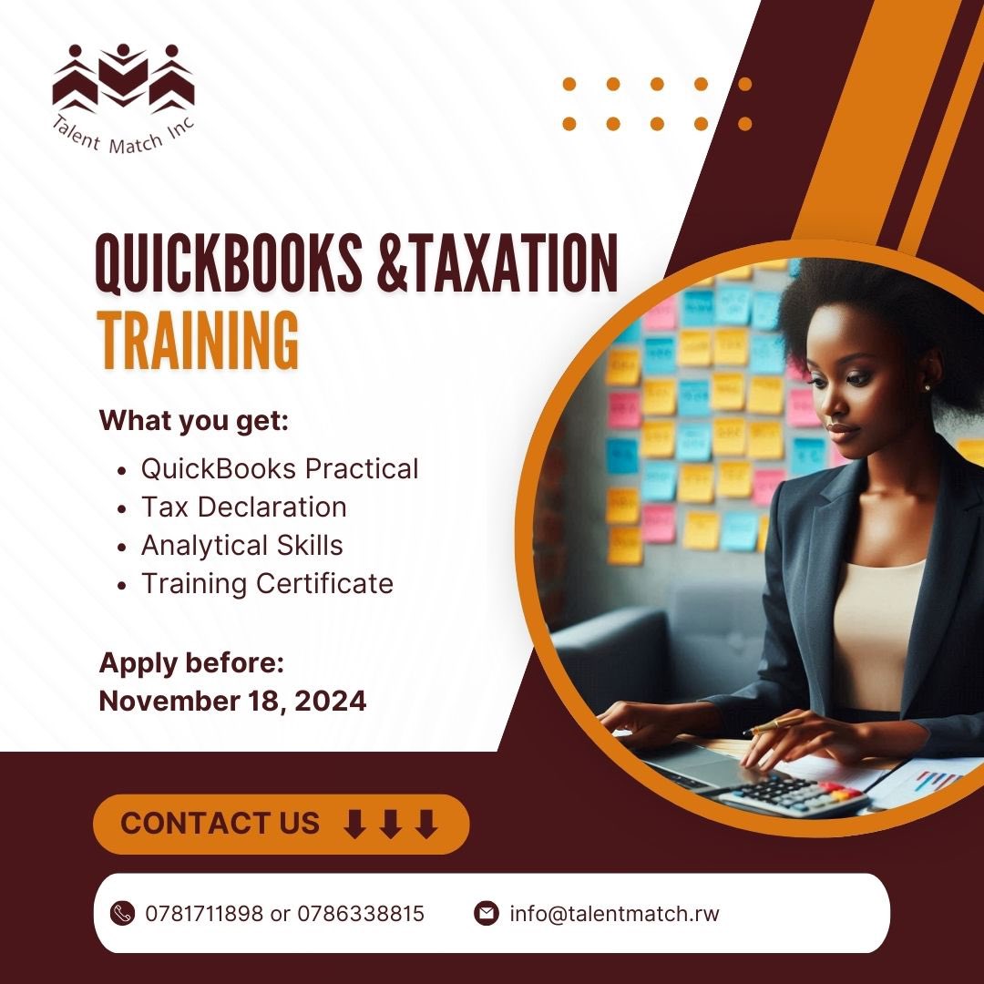 talentmatchinc's tweet photo. Calling all accounting professionals! 📊 Ready to level up your skills? Join us for a hands-on training in QuickBooks &amp; Taxation. Master the tools to streamline your workflow and stay ahead of tax season. Register now https://t.co/ezOKwlTOg8 and secure your spot! https://t.co/mrLbDGUUO4