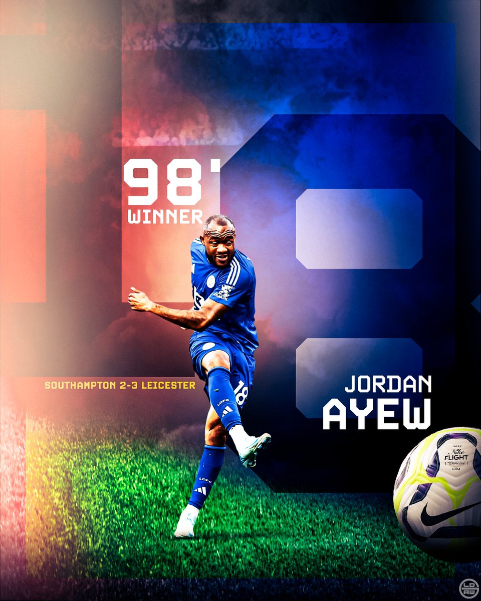 LDAWGraphics's tweet image. :: 90+8 // AYEW Kidding Me :: 🦊🇬🇭

#LCFC #SOULEI #PL #PremierLeague #smsports