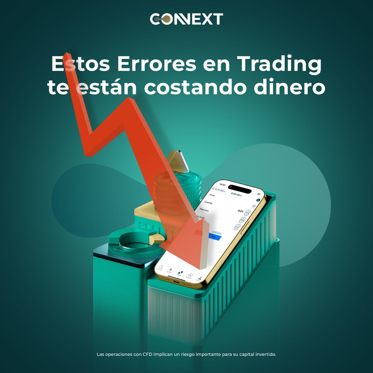 ConnextLATAM's tweet image. 🚫 Errores comunes en trading Forex:
Falta de un plan de trading
Operar en exceso
No utilizar un stop loss
Falta de formación
No llevar un diario
Operar con emociones
Querer hacerse rico rápidamente
#tradingforex #erroresentrading #consejosdetrading #educaciónfinanciera