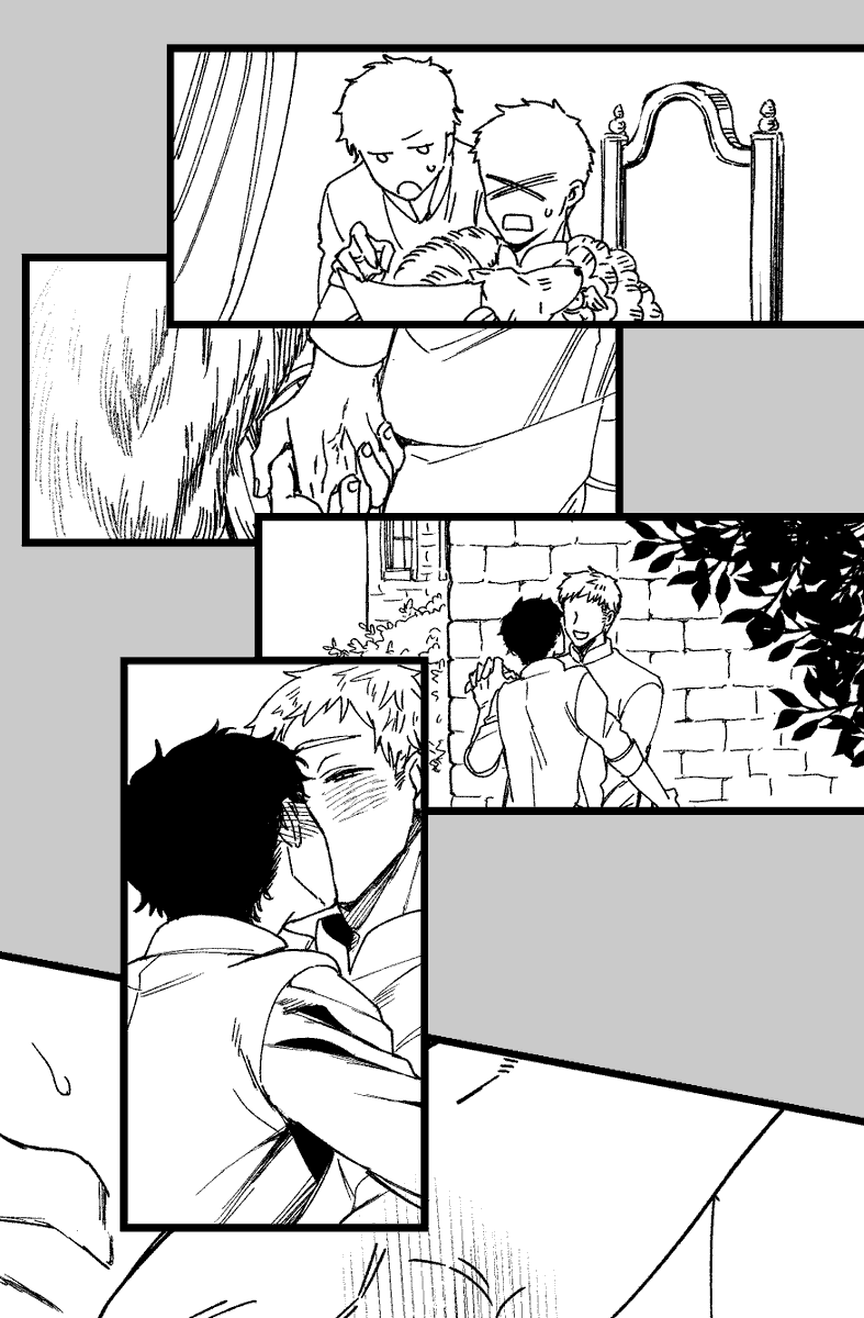 何時になくイチャイチャした漫画を描いてる。 