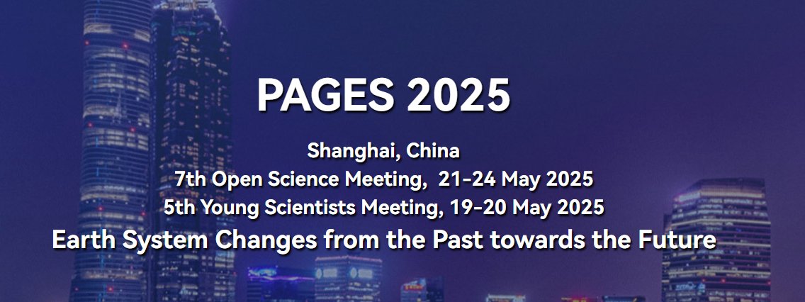 PAGES Early-Career Network (@pages_ecn) on Twitter photo The PAGES 5th Young Scientists Meeting (YSM) is happening in Shanghai from May 19-20, 2025!
Develop your skills, network with peers, and present your work.
Apply by December 1st, 2024! Funding is available.
pages2025.org.cn #YSM2025
<a href="/PAGES_IPO/">Past Global Changes</a>
#paleoscience The PAGES 5th Young Scientists Meeting (YSM) is happening in Shanghai from May 19-20, 2025!
Develop your skills, network with peers, and present your work.
Apply by December 1st, 2024! Funding is available.
pages2025.org.cn #YSM2025
<a href="/PAGES_IPO/">Past Global Changes</a>
#paleoscience