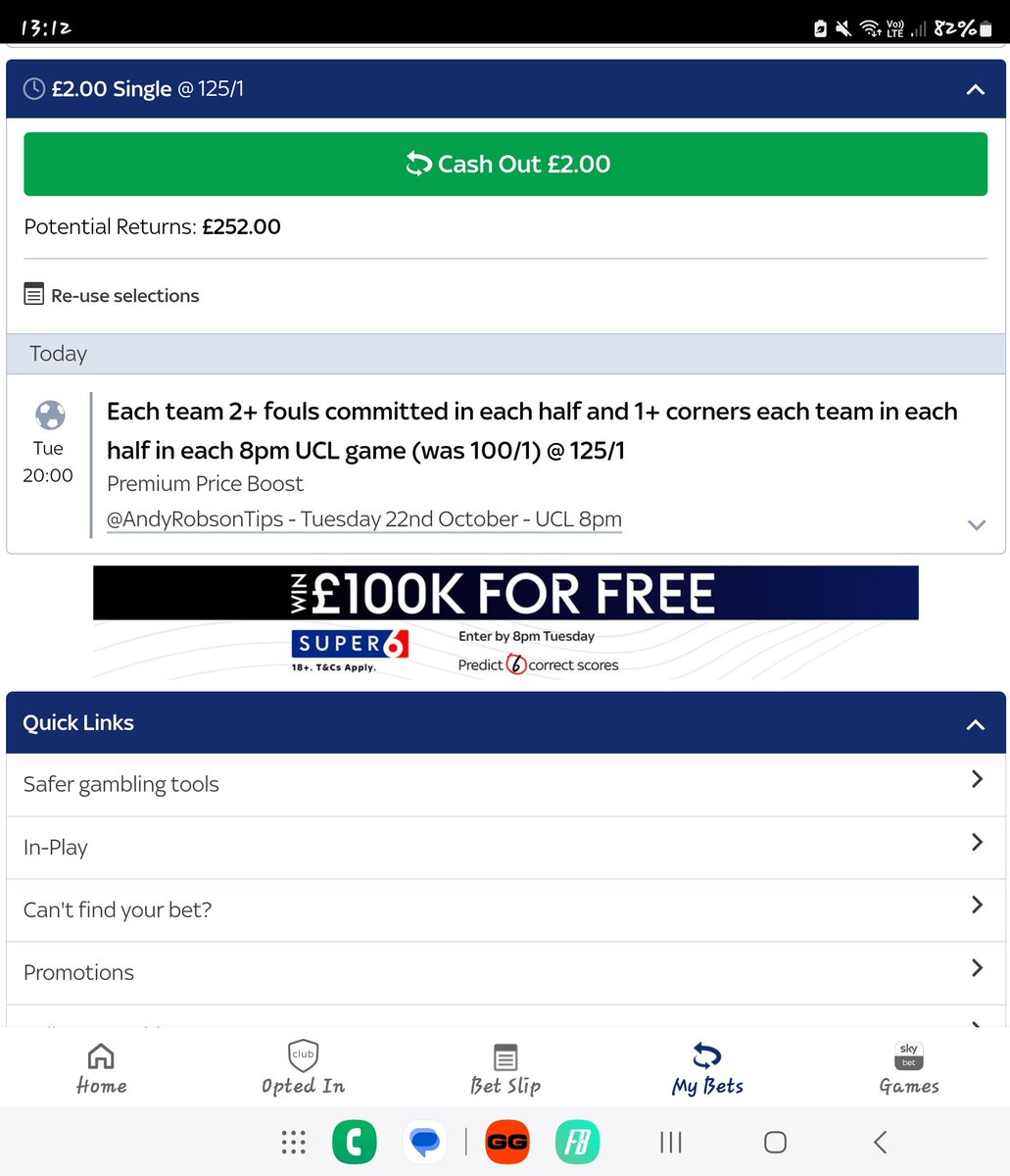 Ctaylor2214's tweet photo. @AndyRobsonTips Worth the punt https://t.co/eKv0oACJxv