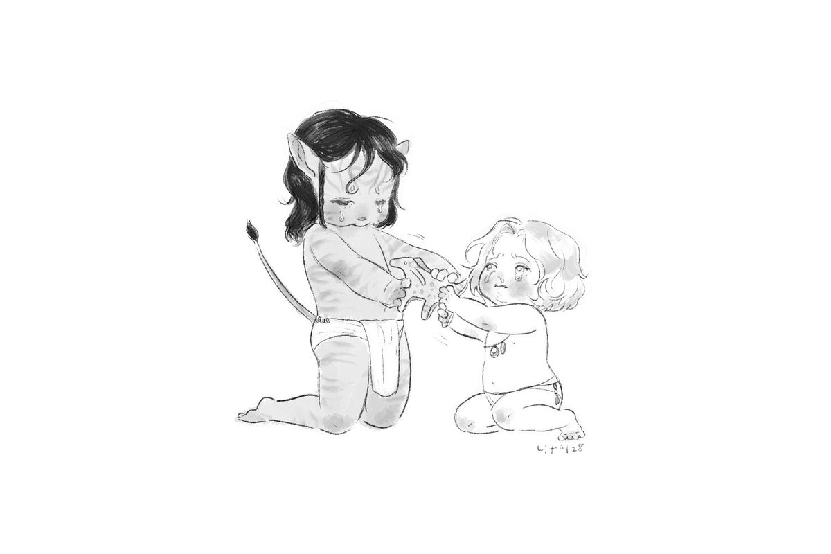 ㅈㄴ귀여움 (릿님 <a href="/lit0228/">릿🌌</a> 커미션 )
장난감 하나 두고 싸우는 
아기 아우아탄이랑 세벵 🥺
또 넣을래