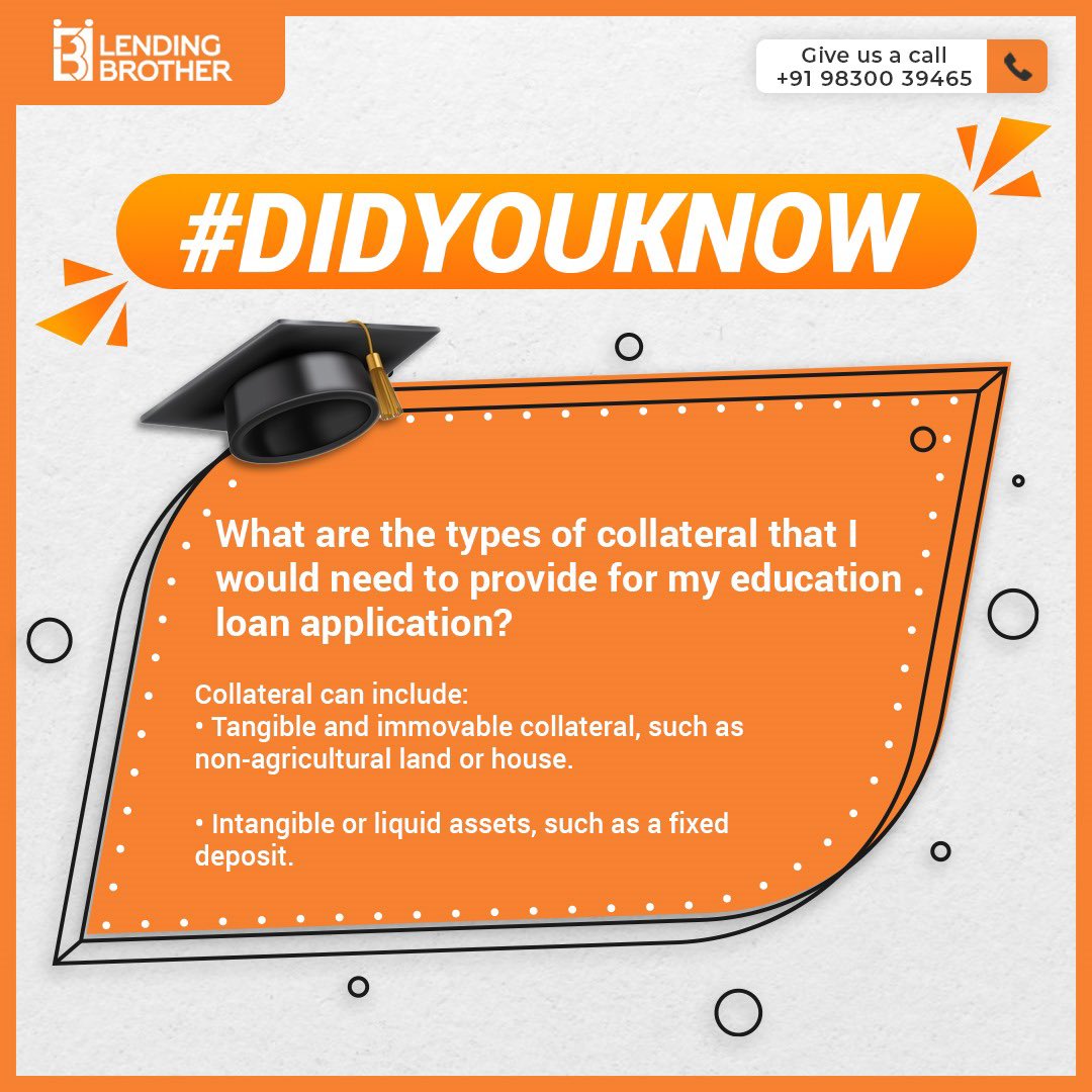 lending_brother's tweet image. Get all your questions related to #EducationLoan answered by the experts at #LendingBrother by giving us a call at 9830039465. 

#StudyOverseas #StudentLoan #HigherStudies