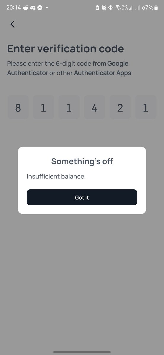 MangDags's tweet photo. How is this even possible? @coinsph 😅

No, I didn't manually input the amount. I even tried lower amounts. https://t.co/HlRyYQOUSd