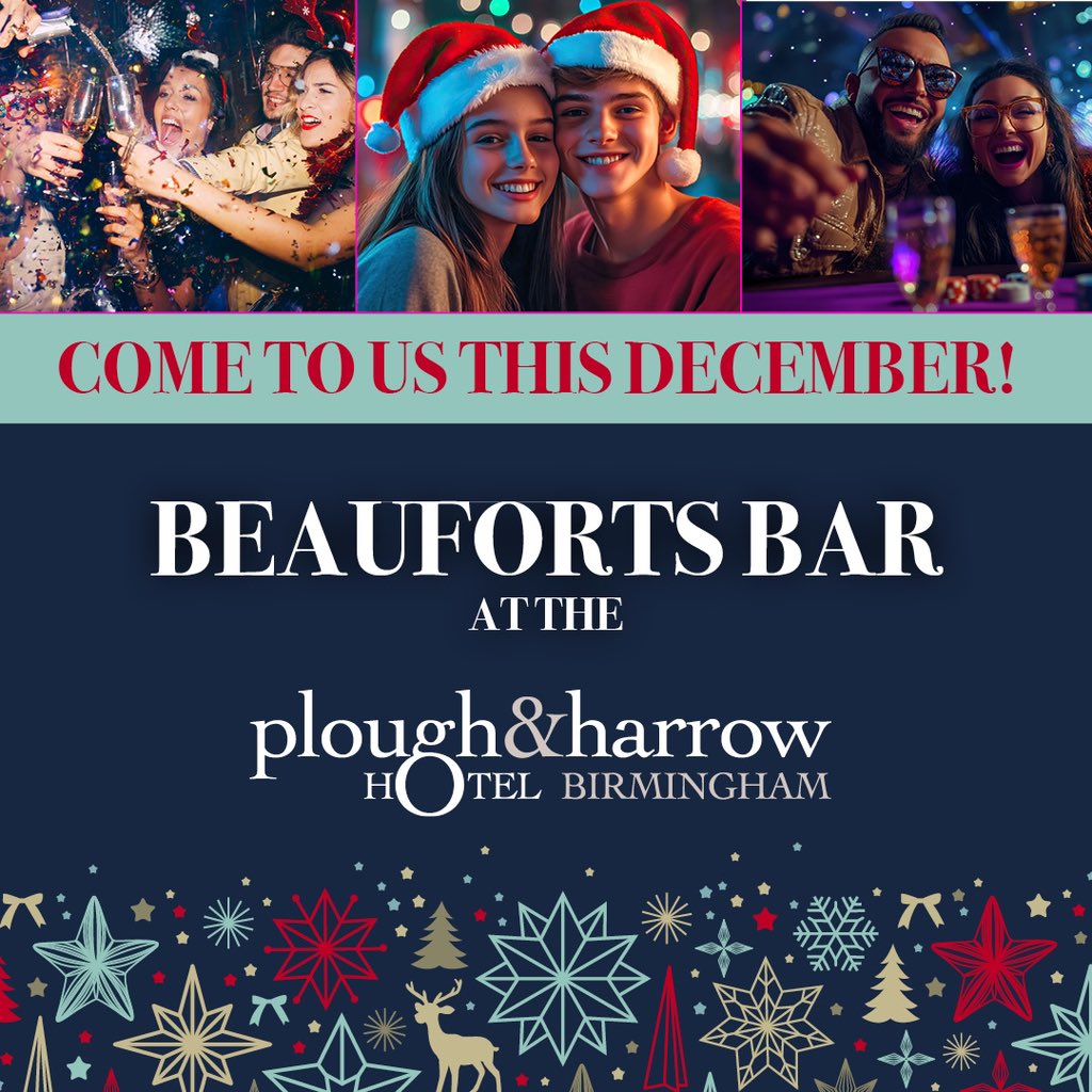 Hire our pub for FREE this December and have yourselves a very merry Christmas Party ! #birminghamhotel #birmingham #thingstodobirmingham #party #venue #christmas