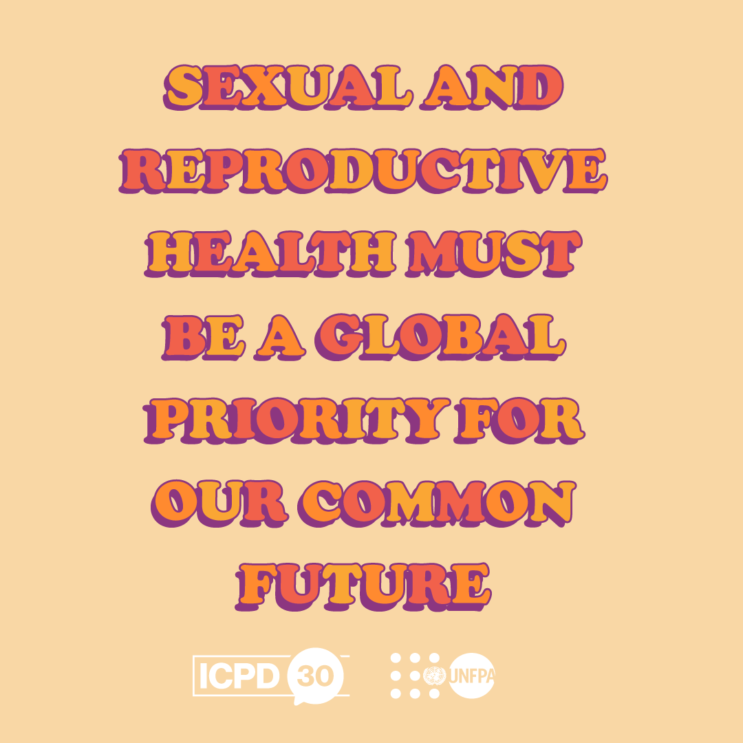 Access to sexual and reproductive health and rights should never be an afterthought.

It must be universal.

See how <a href="/UNFPA/">UNFPA</a> —the <a href="/UN/">United Nations</a> sexual and reproductive health agency—is taking action for #OurCommonFuture: unf.pa/srh

#ICPD30