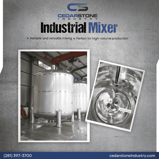 Cedarstone65171's tweet image. Our industrial mixers deliver the performance you need for large-scale mixing operations in food, chemical, and pharmaceutical industries.

Inquire now: bit.ly/3ueD48i 

#PharmaceuticalMixing #LargeScaleProduction #BlendingSolutions #StainlessSteelMixers