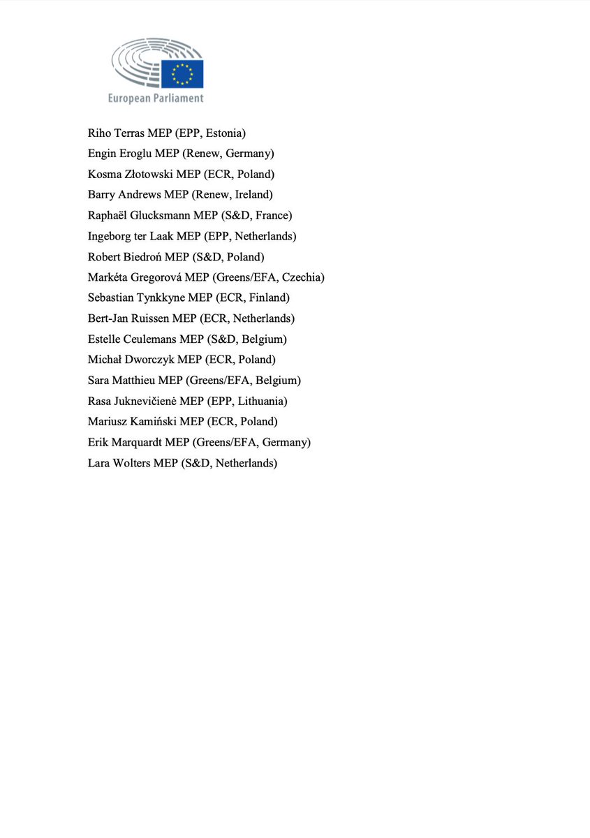 ‼️ Initiated by IPAC 🇪🇺 members, 19 cross-party MEPs call on <a href="/VWGroup/">Volkswagen Group</a> to withdraw from Xinjiang.

Their joint letter urges transparency regarding the leaked audit of Volkswagen’s joint venture in Xinjiang, in which VW is accused of promoting assimilationist policies.