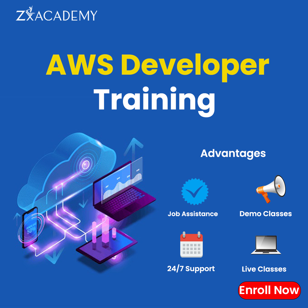 zx_academy's tweet image. 📷 Enhance Your Future with AWS Developer Online Training! 📷
#AWS #AWSDeveloper #CloudComputing #OnlineTraining #ZxAcademy #TechSkills #CareerGrowth #CloudDevelopment #AWSTraining #AWSCertification  #TechTraining