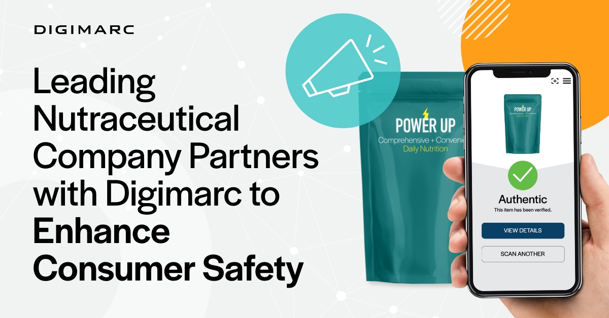 🎉News🎉Today, we are excited to announce we've partnered with an industry-leading nutraceutical company to address the risks of counterfeits head-on.

Read more here: digimarc.com/press-releases…