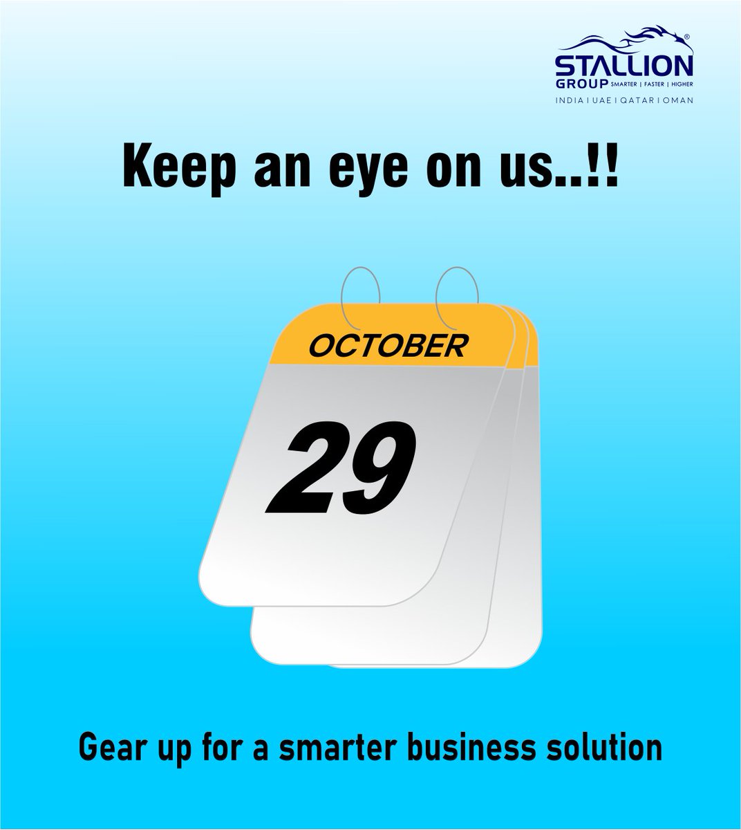 StallionGlobal's tweet image. Mark Your Calendars – October 29th! 📅

Something exciting is coming your way! stay tuned for updates! 👀

#ComingSoon #StayConnected #Stalliononebyte #GetReady #DontMissOut #KeepAnEyeOnUs