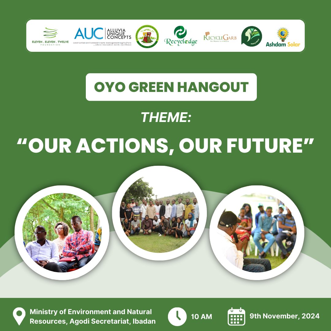 Are you ready to shape the future? Join us on November 9th for a discussion on critical environmental issues that impact our world.