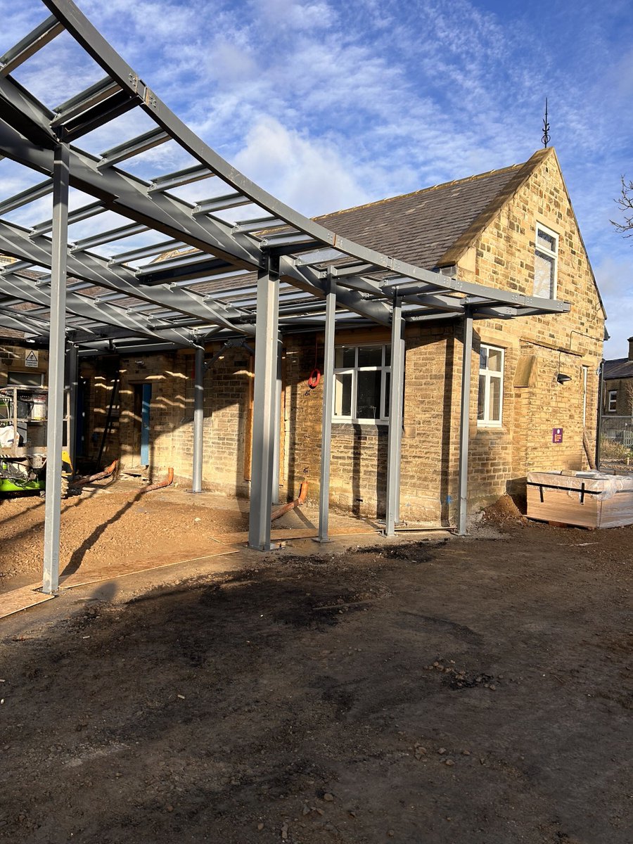 Great to see all steelwork going up at Shipley Health &amp; Wellbeing Community Campus.