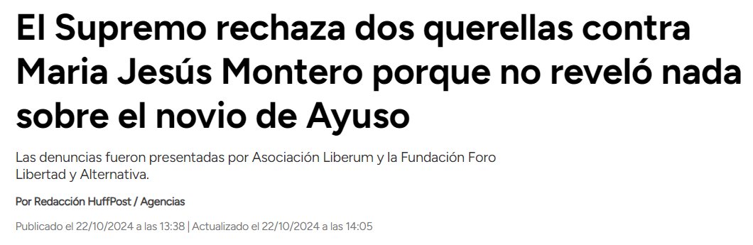 remerikos's tweet photo. "El Supremo rechaza dos querellas contra Maria Jesús Montero......Y @todoesmentiratv LA VUELVE A CAGAR"
Era cuando a RISTO MEJIDE le dio por defender a AYUSO, vaya usted a saber por qué https://t.co/whzQVE2eKs