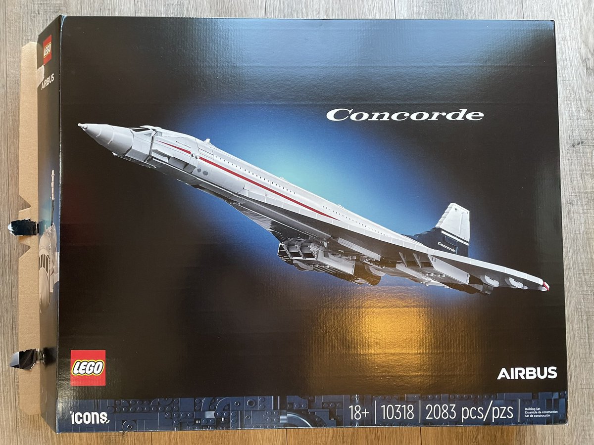clement_dan's tweet photo. Had fun building this beast with over 2k pieces and about 8 hours. Looks awesome in my office. 

#lego #concorde #nostalgia #genx #nerdalert #amazing https://t.co/uDK8QBwjl0