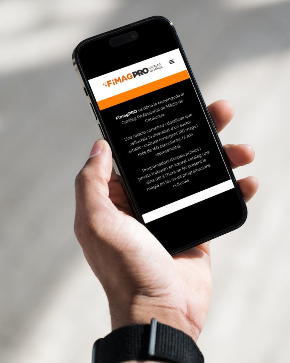 fimagmagia's tweet image. ❗Transforma la teva oferta cultural amb la #màgia de la🌟MÀGIA!
Descobreix noves propostes amb l'ajuda del Catàleg Professional de Màgia de Catalunya. 🔗 fimagpro.fimag.cat

👌Una eina de gran utilitat amb més d’un centenar d'espectacles en cartell.

ℹ catalegpro@fimag.cat