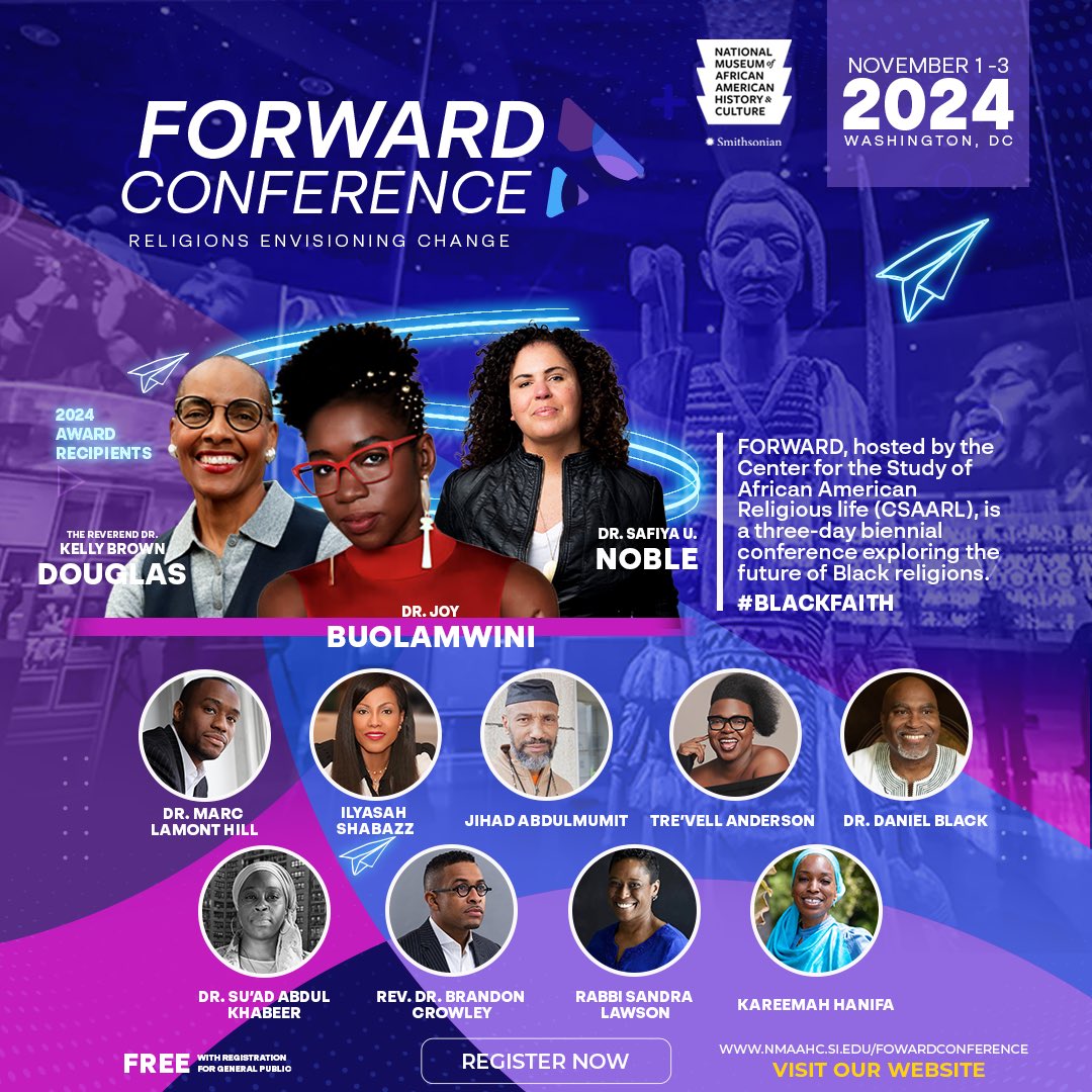 I am honored to accept the CSAARL Octavia Butler Award in Computer Science @ the Smithsonian Museum of African American History and Culture this November 2 @ 11am ET. Join us at the #FWD2024 to explore my book #UnmaskingAI. Register now and be a part of the conversation!
