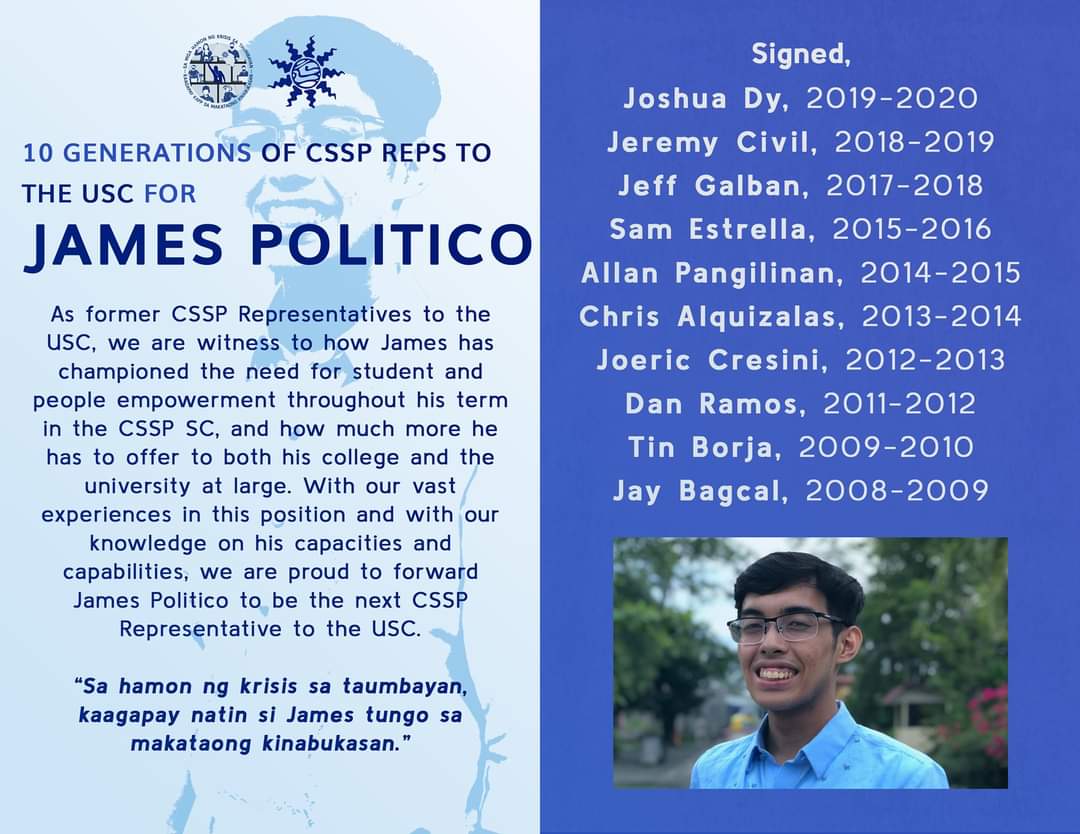 SunshineReyes__'s tweet photo. Whether sa USC or not, endorsements are there to know if the track record one speaks of is actually true. 

It's a testimony of united campaigns and shared unities. There is nothing wrong with forwarding a candidate if you think they will serve the people genuinely :)) https://t.co/ZVkJ4rK4L5