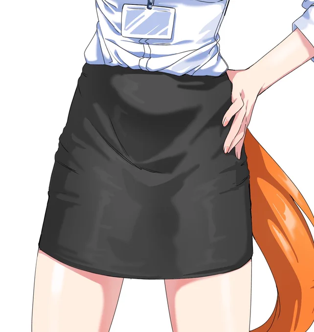 思ってたスカートは描けなかったけどいい感じに軌道修正しましたの 