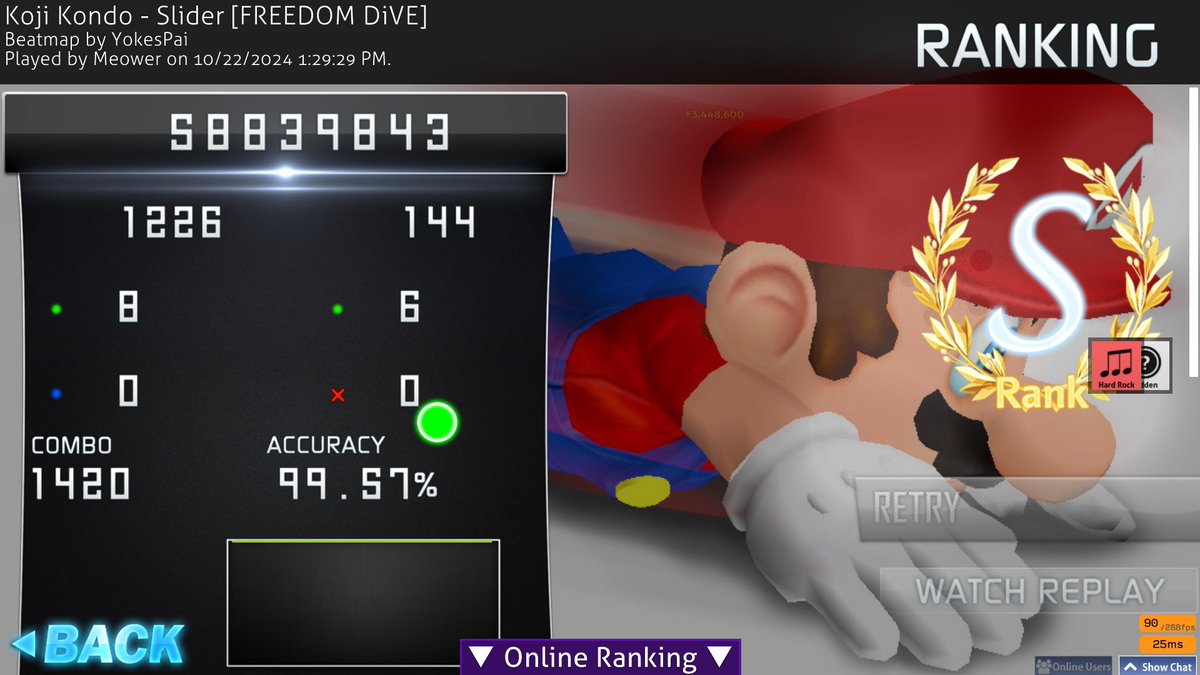 After nearly 2 years i finally set a new top play and it couldn't be any more disgusting LMAO (754pp)