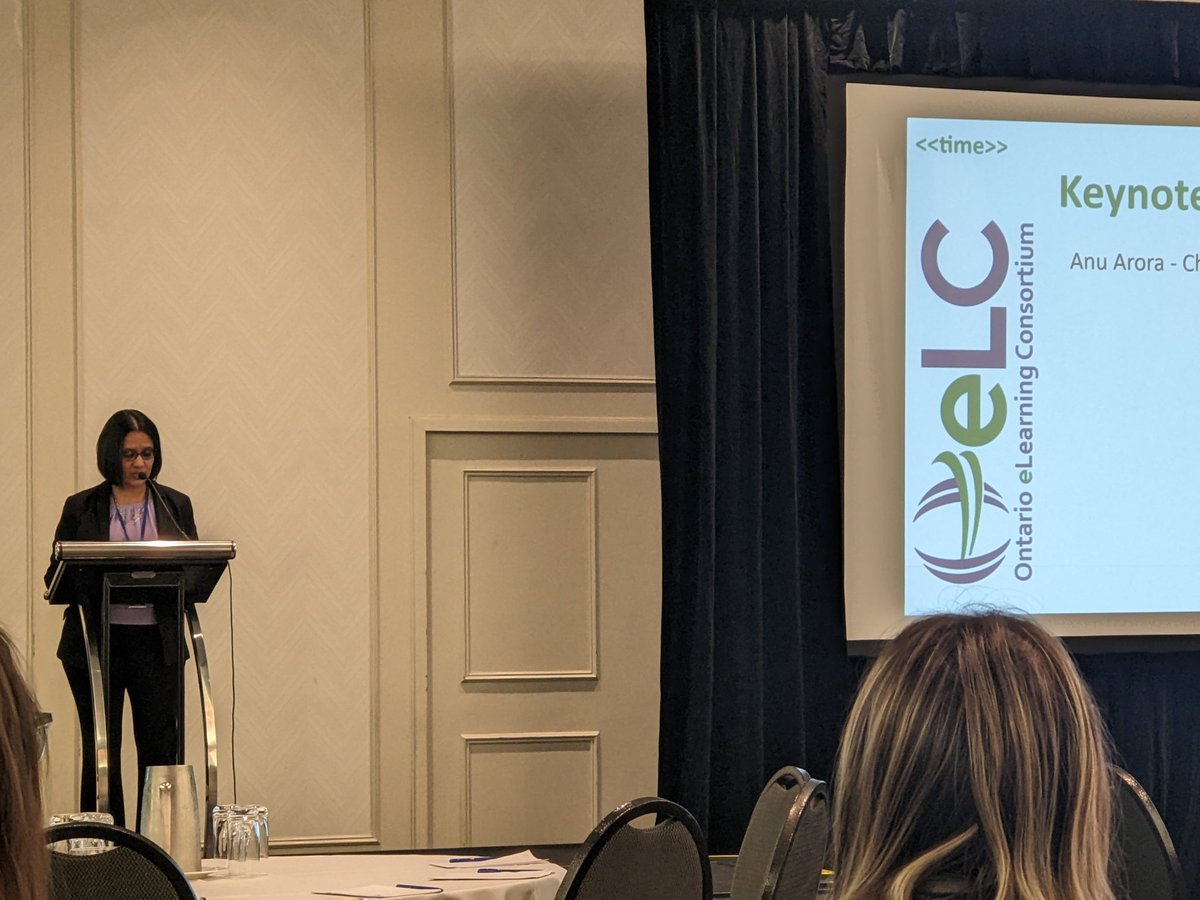 peel21st's tweet photo. Anu Arora kicking off #BOLTT #Toronto representing #PVSS and @PeelSchools in conjunction with the #Ontario #elearning #consortium https://t.co/lPlwpHrkZ4