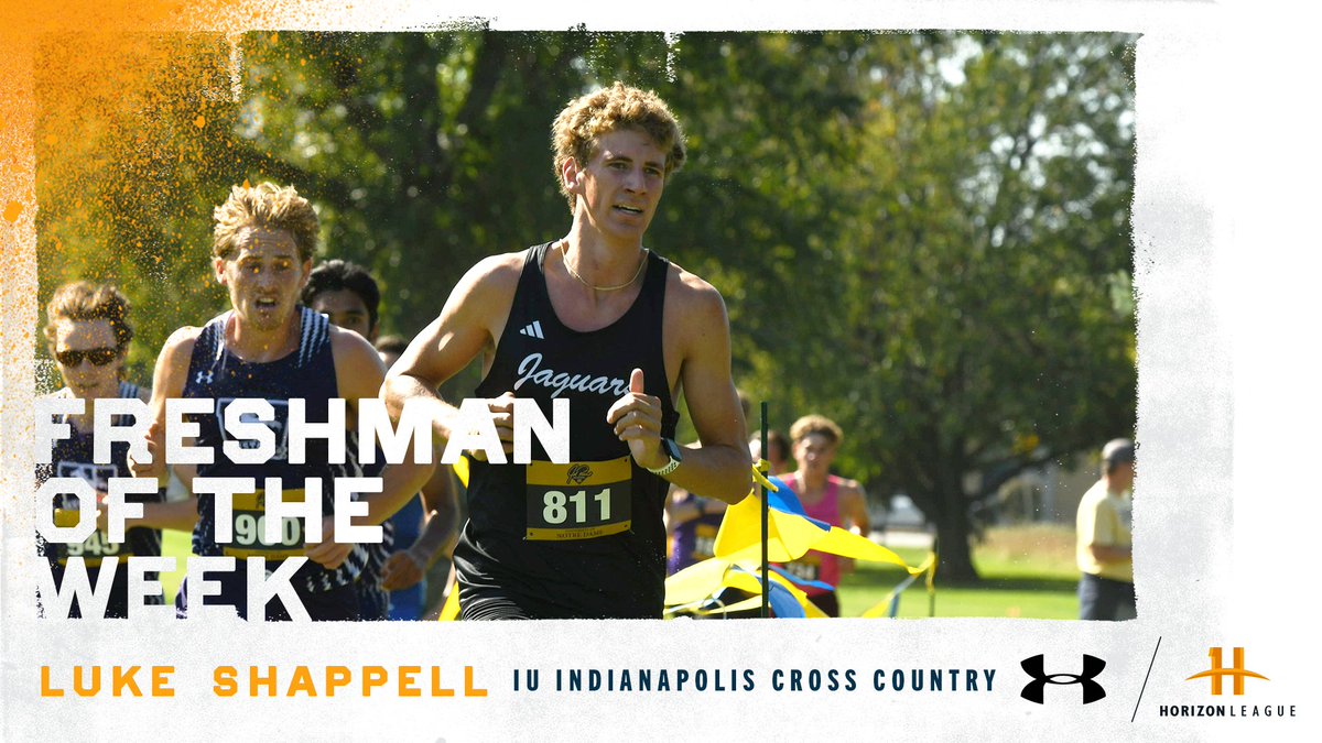 Horizon League (@horizonleague) on Twitter photo Our <a href="/UnderArmour/">Under Armour</a> #HLXC Men's Freshman of the Week is Luke Shappell (<a href="/LukeShappell13/">Luke Shappell</a>) of <a href="/iuindy_mxctf/">IU Indy Men’s XC & Track</a>!
👟: tinyurl.com/25ryc62v
#OurHorizon🌆 Our <a href="/UnderArmour/">Under Armour</a> #HLXC Men's Freshman of the Week is Luke Shappell (<a href="/LukeShappell13/">Luke Shappell</a>) of <a href="/iuindy_mxctf/">IU Indy Men’s XC & Track</a>!
👟: tinyurl.com/25ryc62v
#OurHorizon🌆