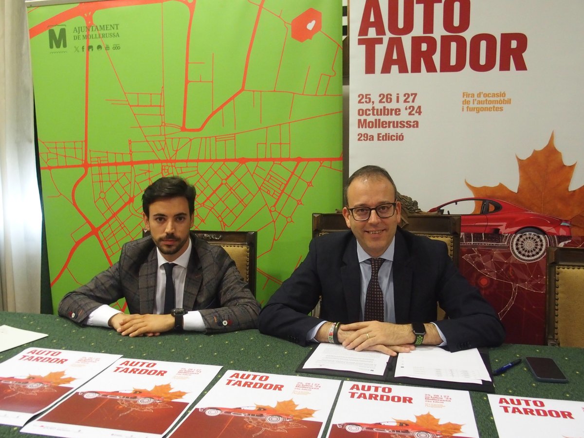 Fira de Mollerussa (@firamollerussa) on Twitter photo 🚙La fira Autotardor de Mollerussa obre divendres adreçada exclusivament al sector automobilístic d’ocasió i amb la previsió de tancar l’any firal amb 10 MEUR en vendes de cotxes🚗🚙
ℹ️fira.com
<a href="/ajdemollerussa/">Ajuntament de Mollerussa</a> <a href="/solsona_marc/">Marc Solsona</a> <a href="/joelbastons/">Joel Bastons Vilaltella</a> <a href="/Fefic24/">Fefic</a> 🚙La fira Autotardor de Mollerussa obre divendres adreçada exclusivament al sector automobilístic d’ocasió i amb la previsió de tancar l’any firal amb 10 MEUR en vendes de cotxes🚗🚙
ℹ️fira.com
<a href="/ajdemollerussa/">Ajuntament de Mollerussa</a> <a href="/solsona_marc/">Marc Solsona</a> <a href="/joelbastons/">Joel Bastons Vilaltella</a> <a href="/Fefic24/">Fefic</a>