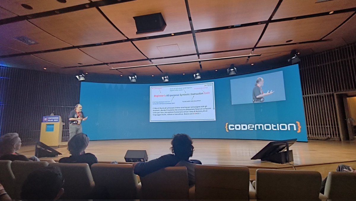 loige's tweet image. Today, thanks to the amazing @www_caressa_it, I finally learned that BASIC (the language that kickstarted my journey in the world of software engineering) is an acronym 🤯

#CodemotionMilan24